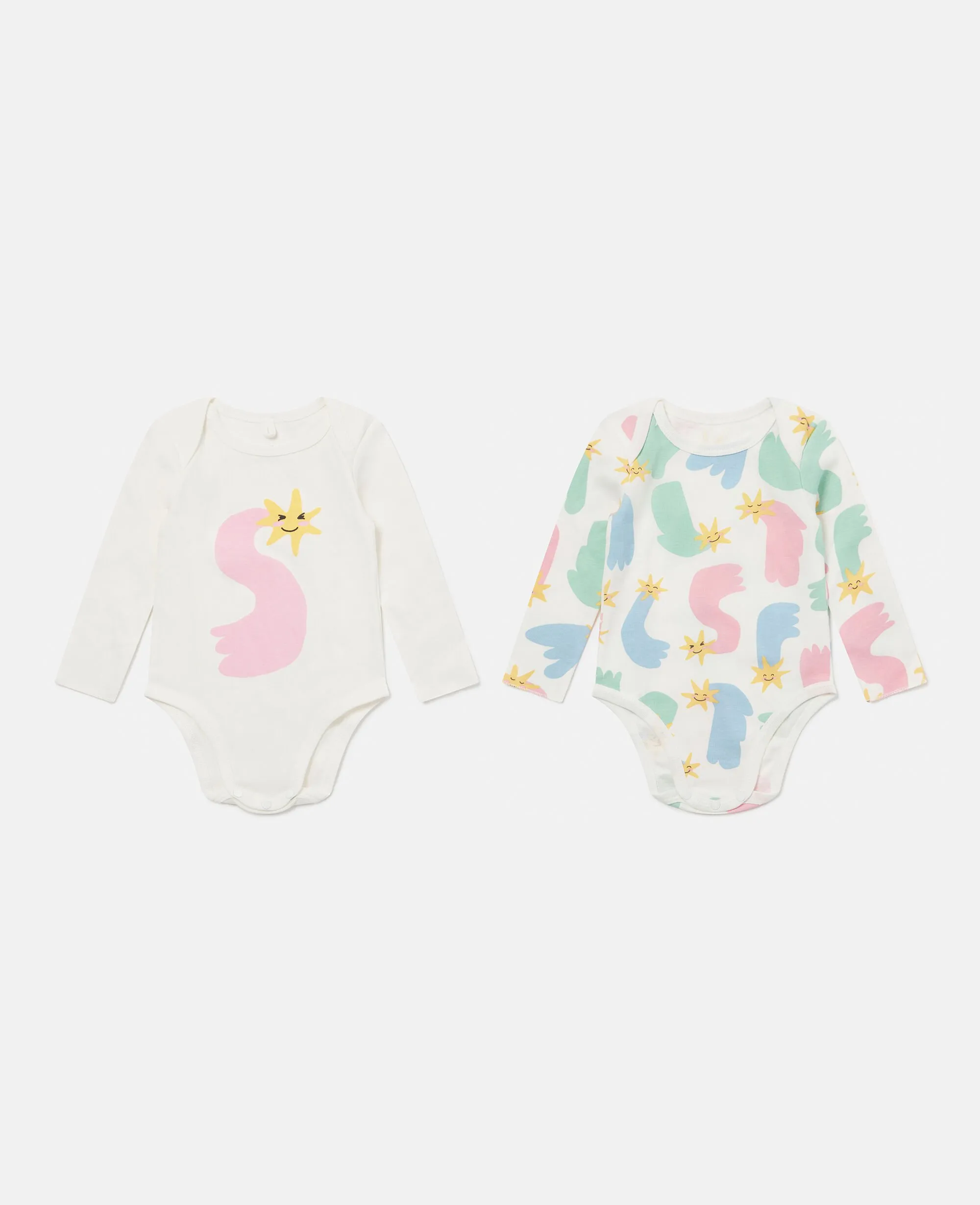 2 Pack Shooting Star Print Jumpsuits