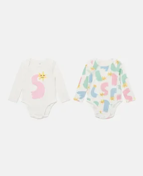 2 Pack Shooting Star Print Jumpsuits