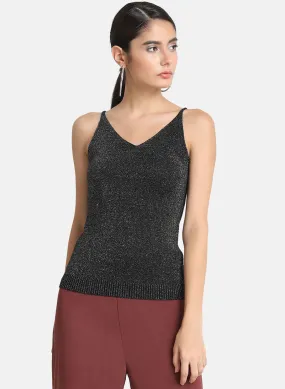 Sparkly Sleeveless Blouse