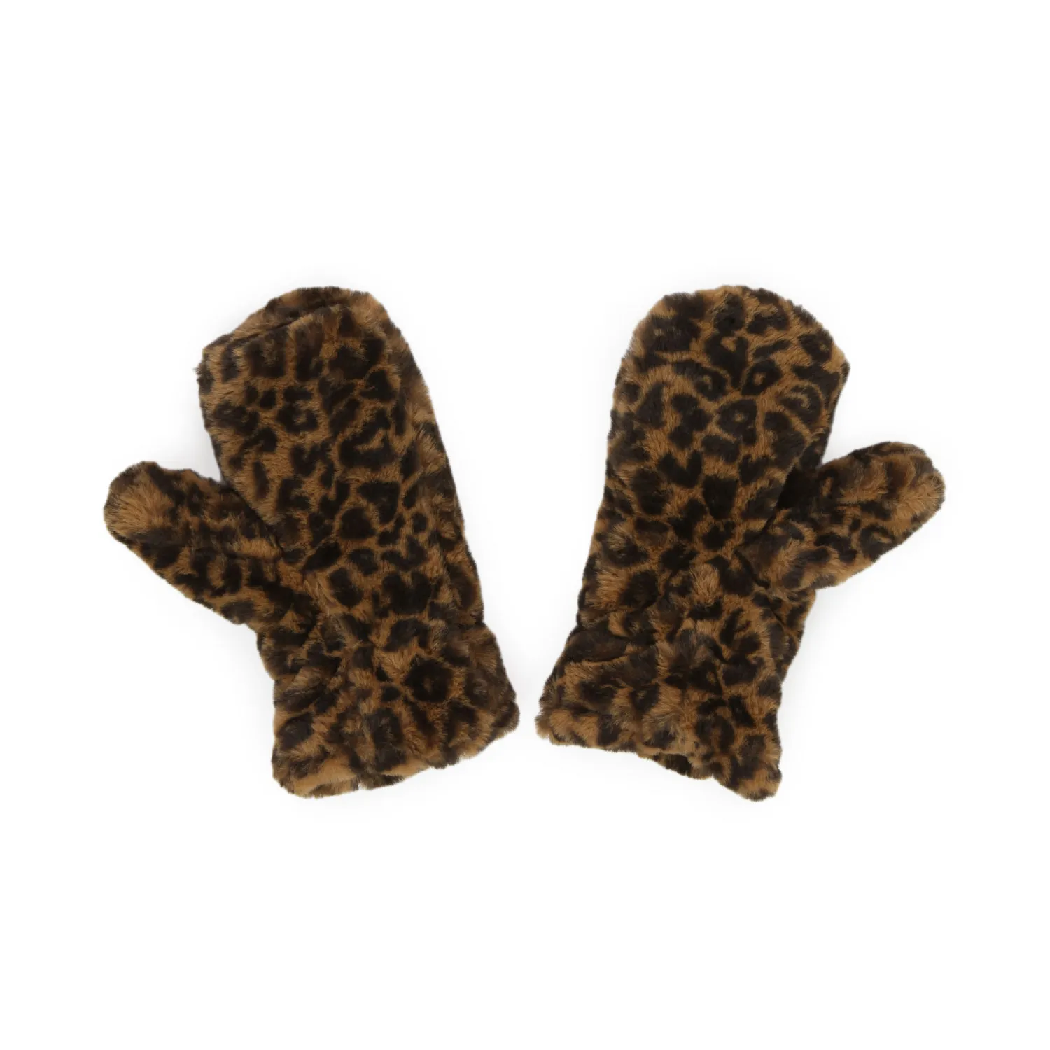 American Outfitters Leopard Mitten Gloves Girls