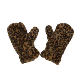 American Outfitters Leopard Mitten Gloves Girls