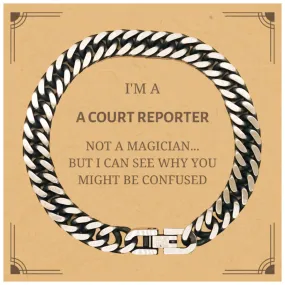 Court Reporter Statement Bracelet