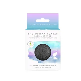 Facial Sponge with Bamboo Charcoal for Skin Care