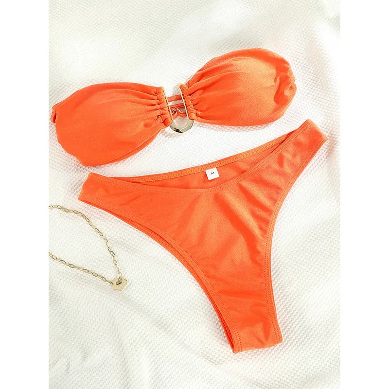 Bandeau Bikini Set 2023