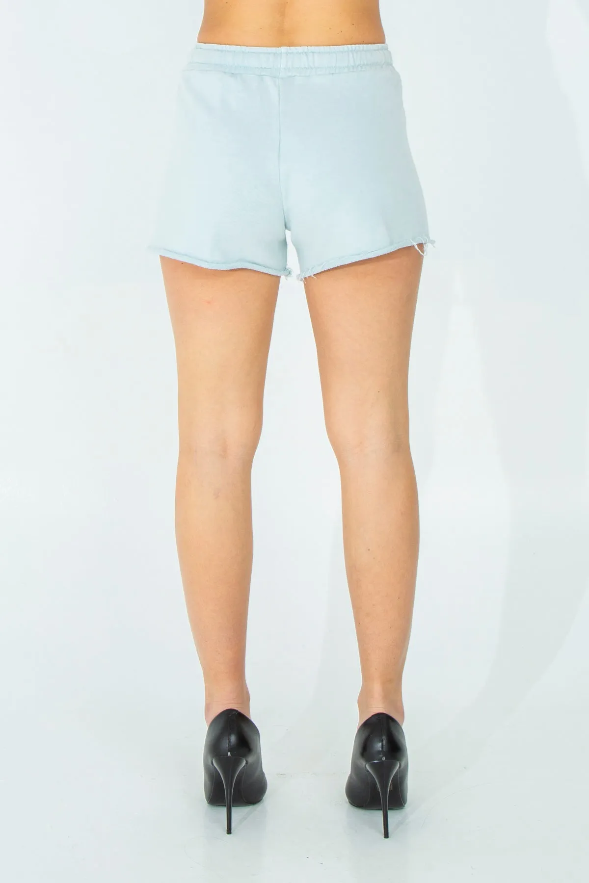 Basic Shorts with Raw Hem