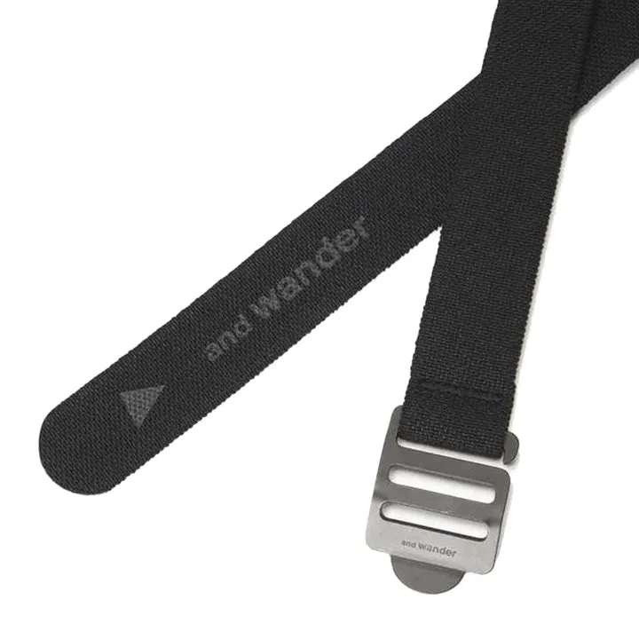 Black Stretch Tape Belt