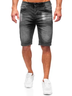 Nero Bolf MP0277N Black Denim Uomo Shorts