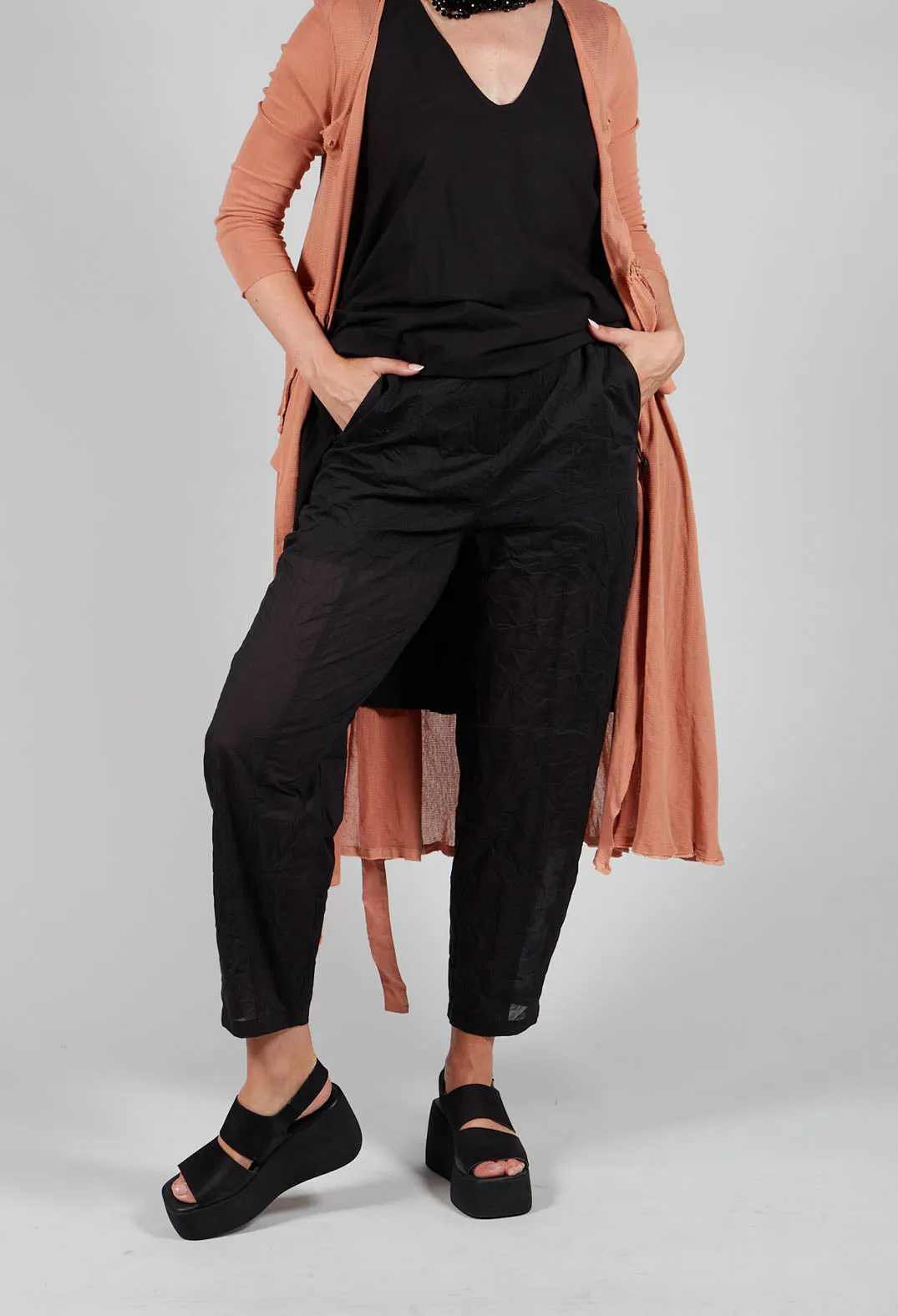 Black Deto Trousers