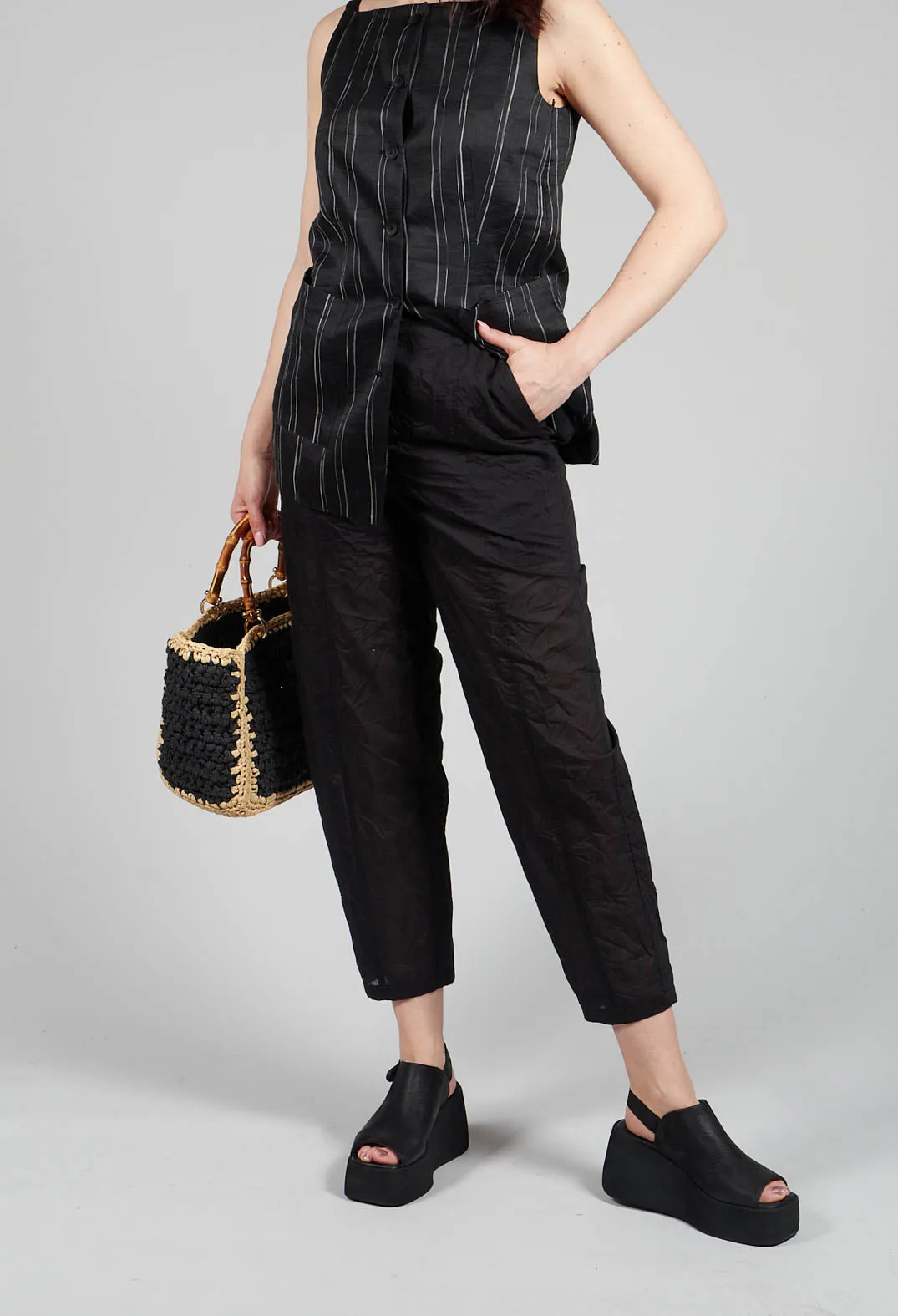 Black Deto Trousers