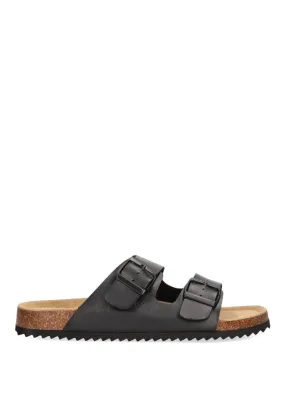 Black ETIKA JABLILLO 41012 Sandal Men with Buckle BIO Sole