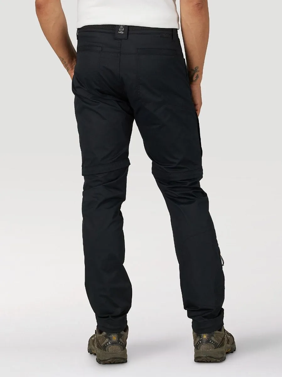 Black Packable Cargo Pants with Zip Off Feature - Wrangler ATG