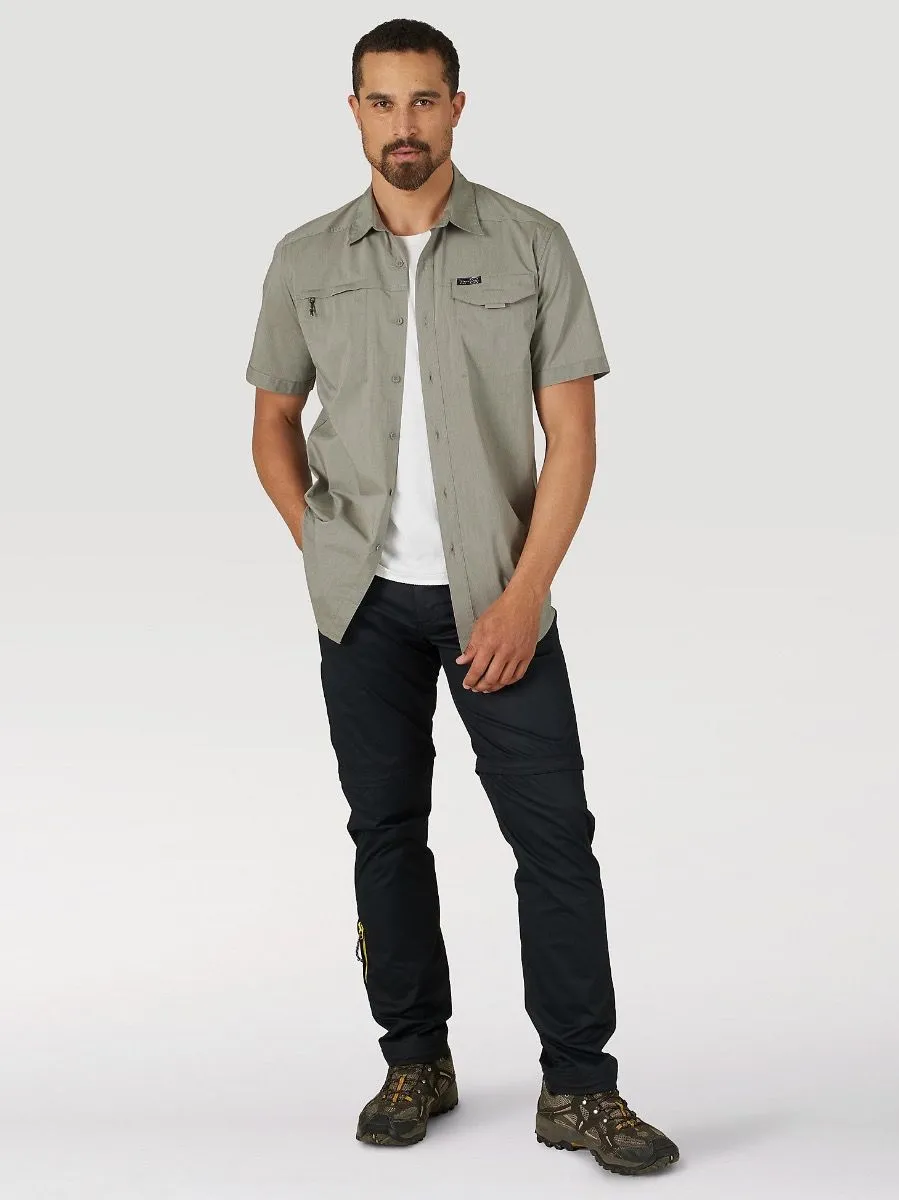 Black Packable Cargo Pants with Zip Off Feature - Wrangler ATG