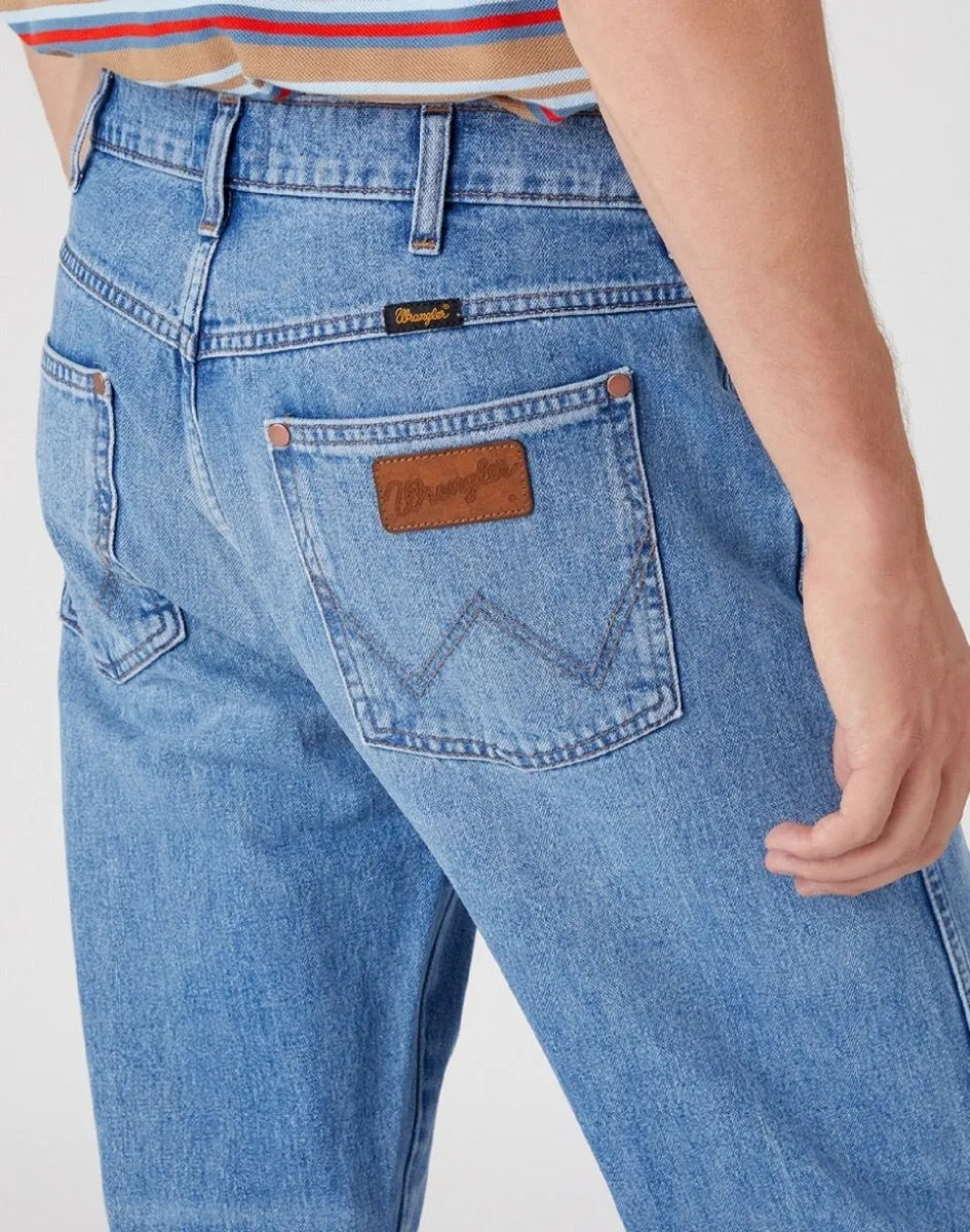 Blue Bill Straight Denim Jeans for Comfort by Wrangler