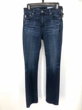 Blue High Rise Straight Leg Size 26 (S) Jeans by ADRIANO GOLDSCHMIED