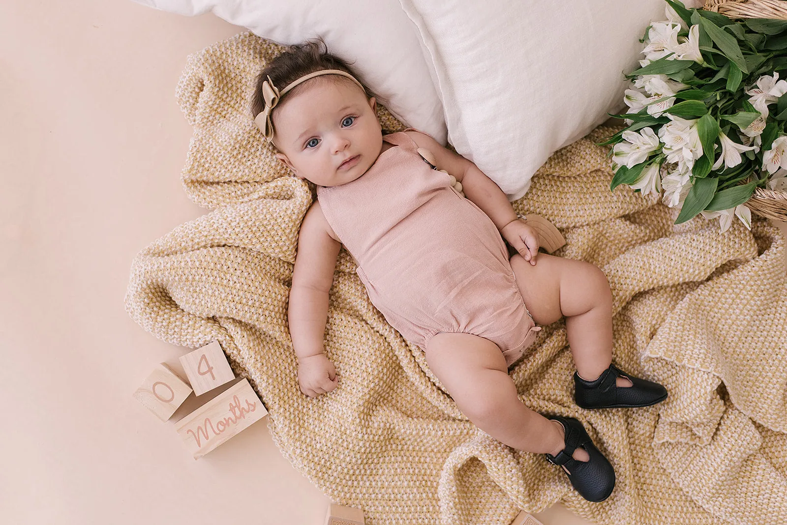 Halter Romper in Blush Color