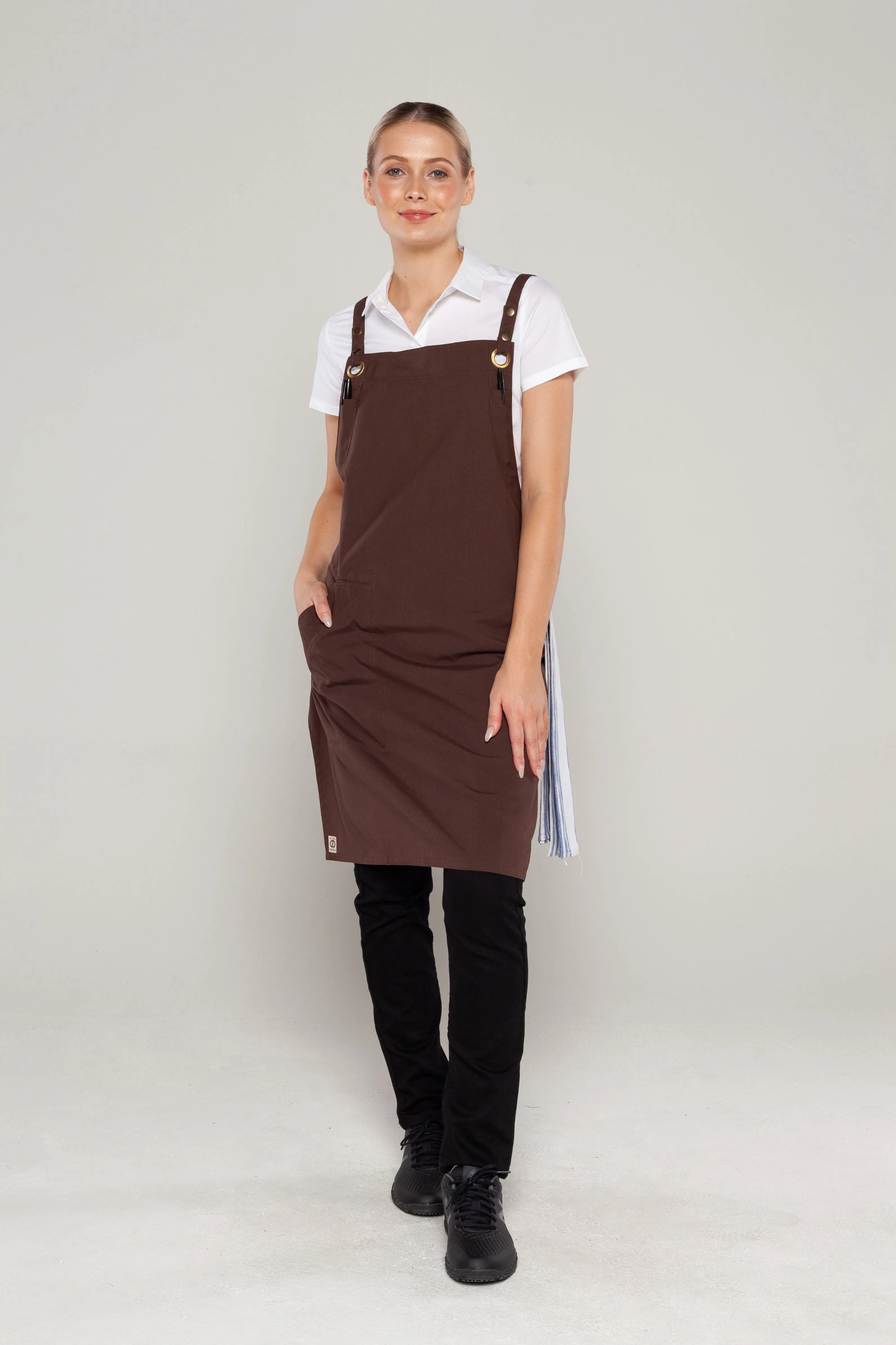 Bondi Apron Interchangeable Straps Brown