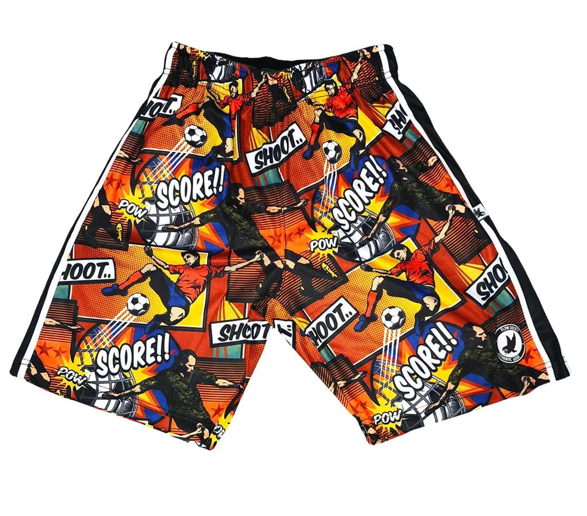 Soccer Comic Boys Attack Shorts