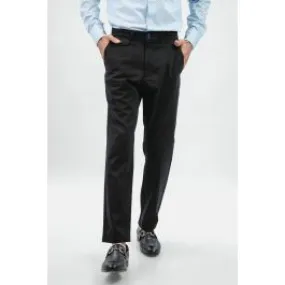 Black Structured Casual Fit Men's Chinos