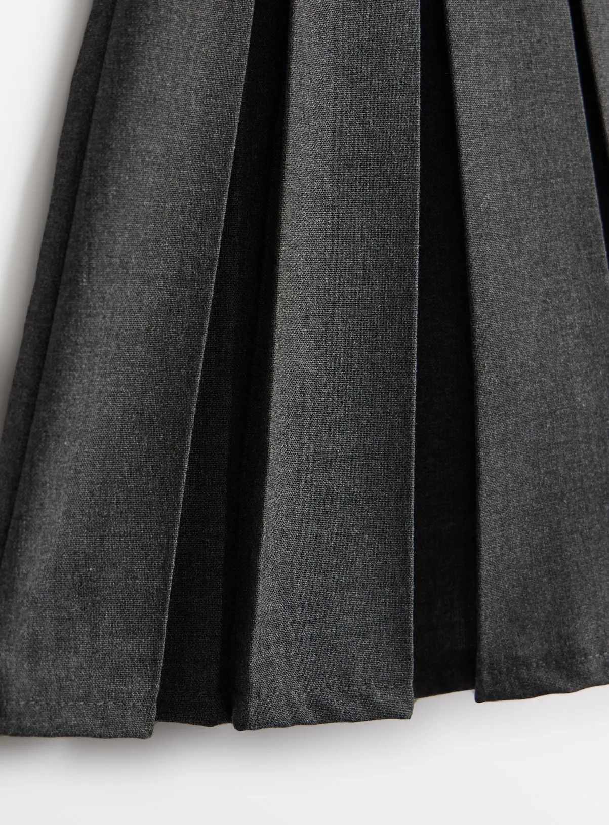 Grey Permanent Pleat Skirts Pack of 4 - 12 Years