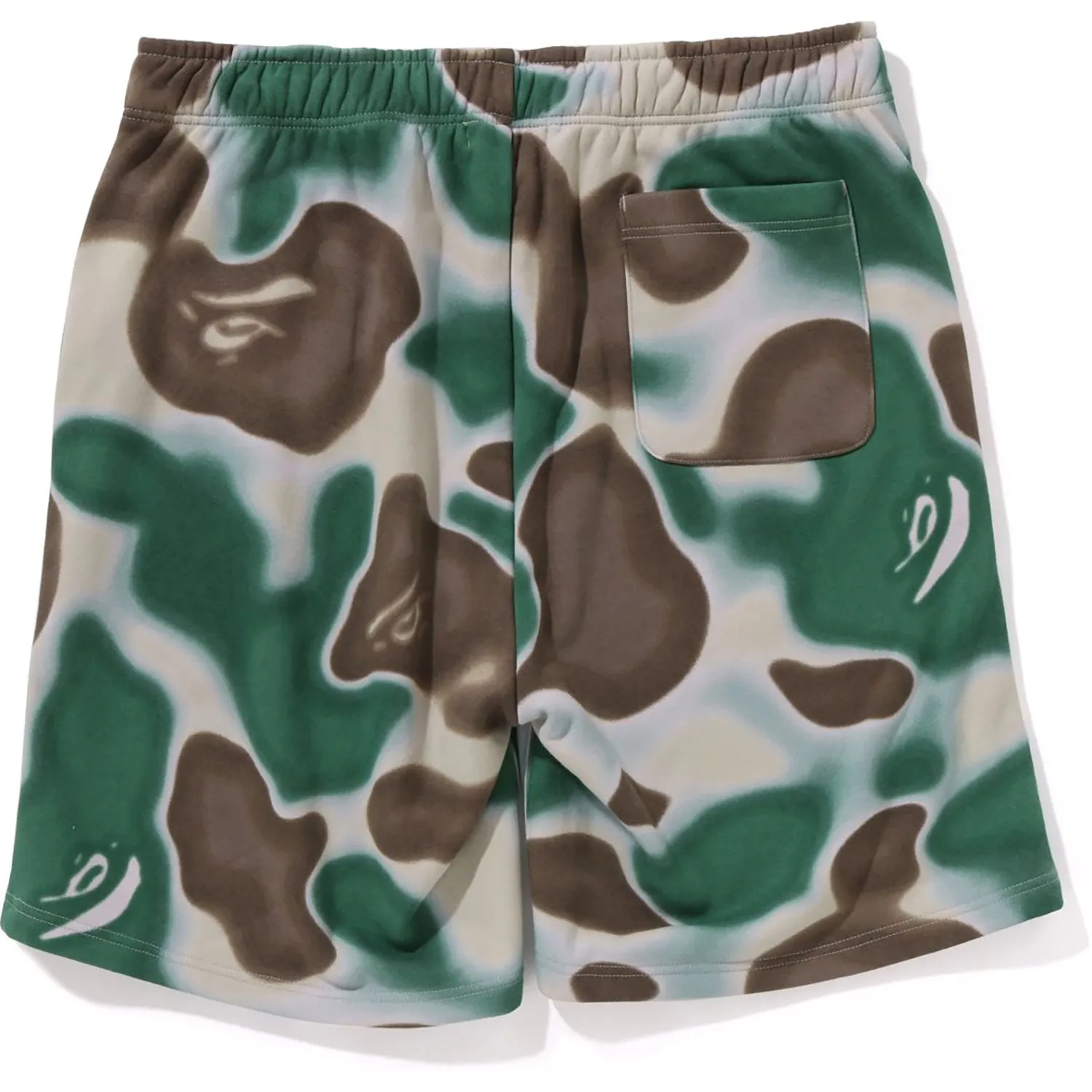 Men's Camouflage Shark Print Sweat Shorts