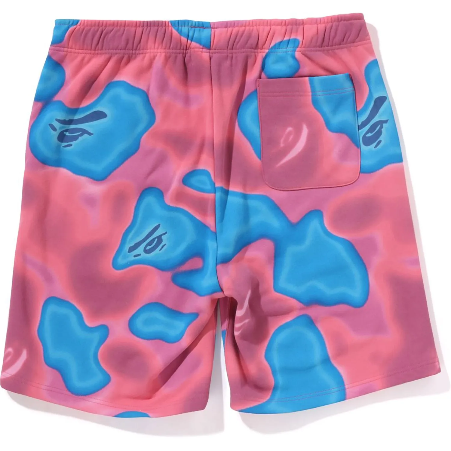 Men's Camouflage Shark Print Sweat Shorts