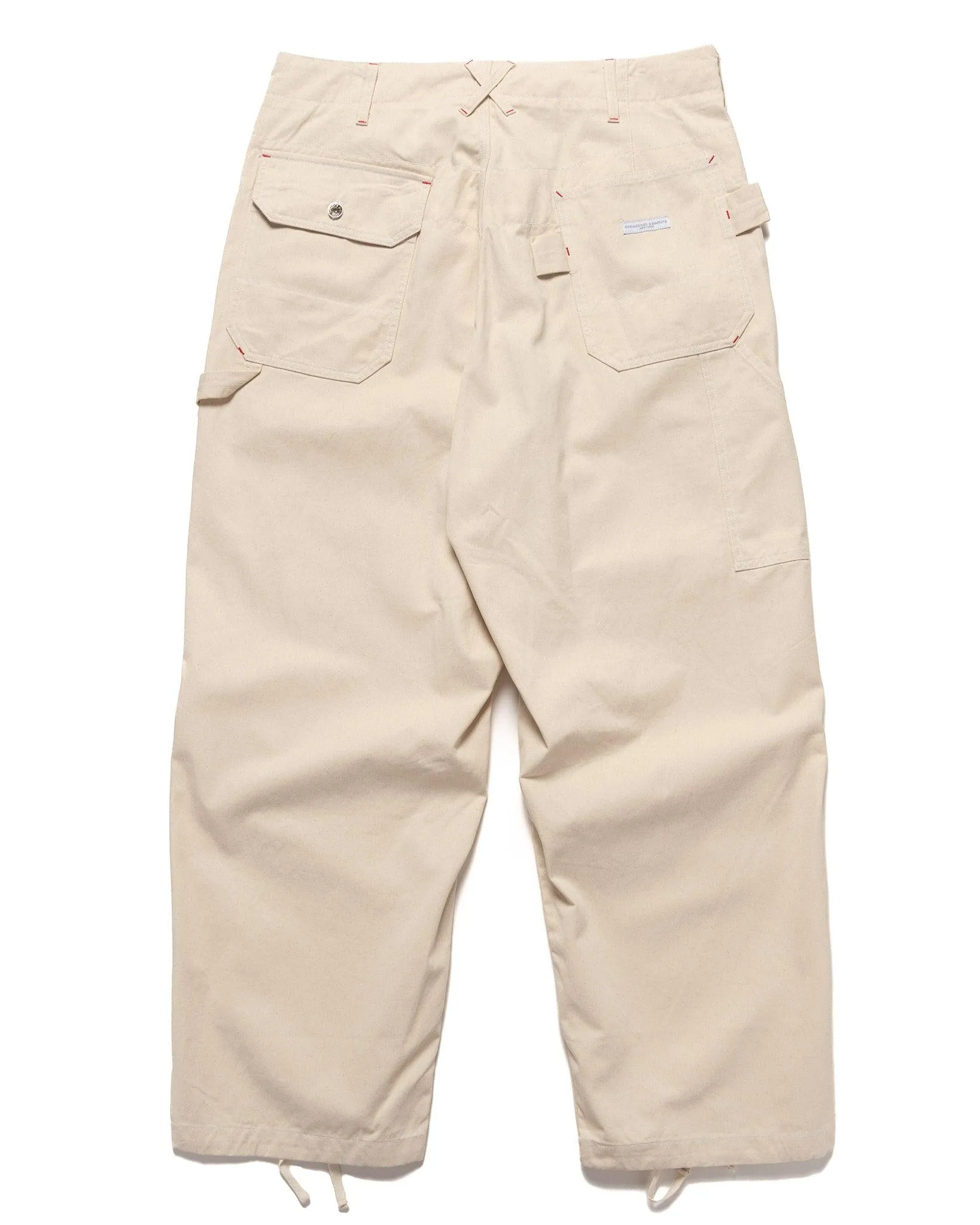 Pants in Natural Chino Twill