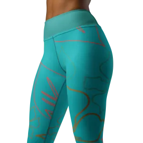 CoastFlex Sport Aloha Leggings for Women