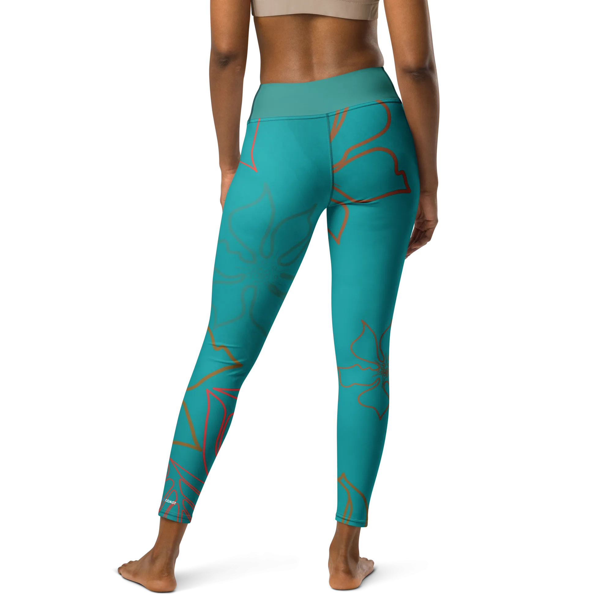 CoastFlex Sport Aloha Leggings for Women