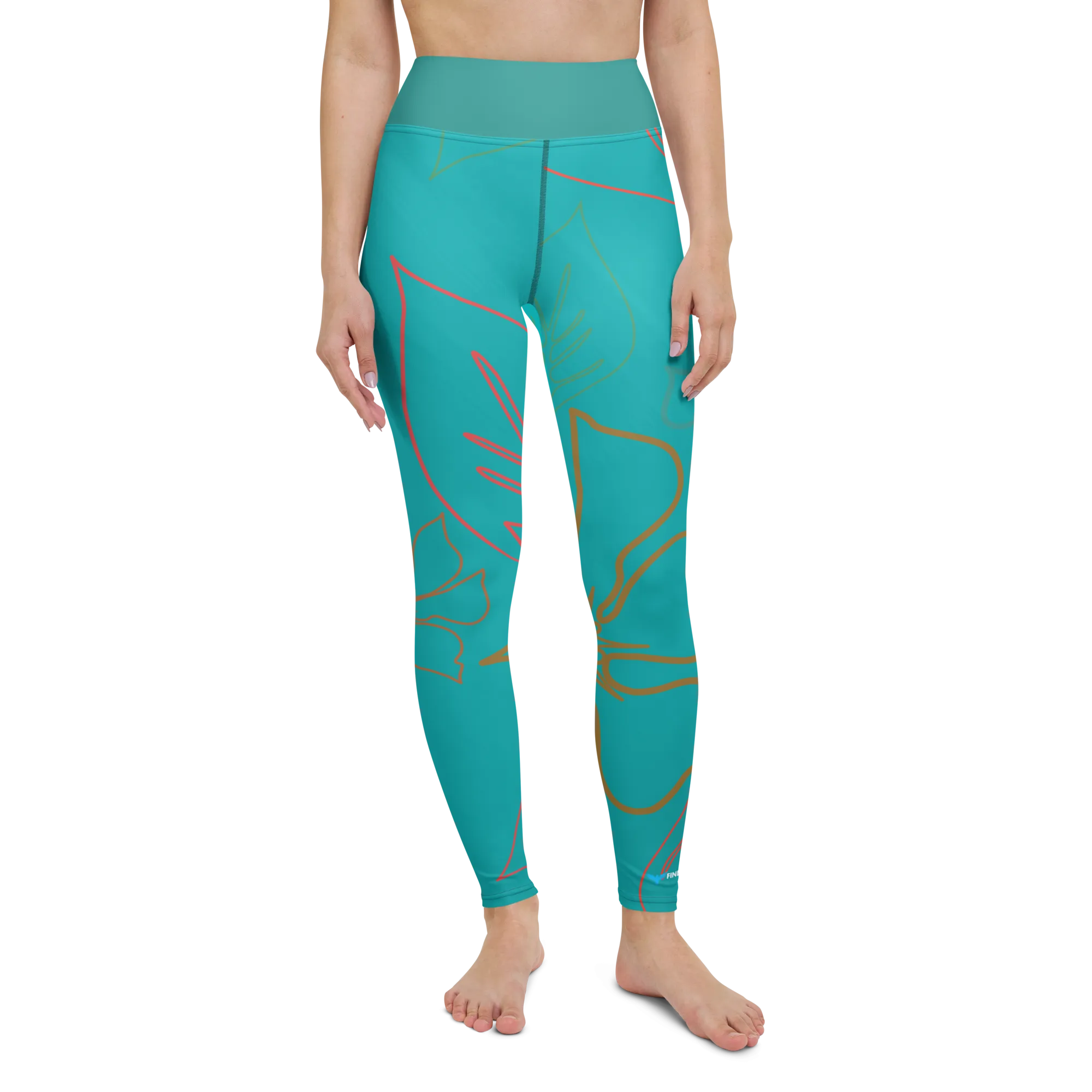 CoastFlex Sport Aloha Leggings for Women