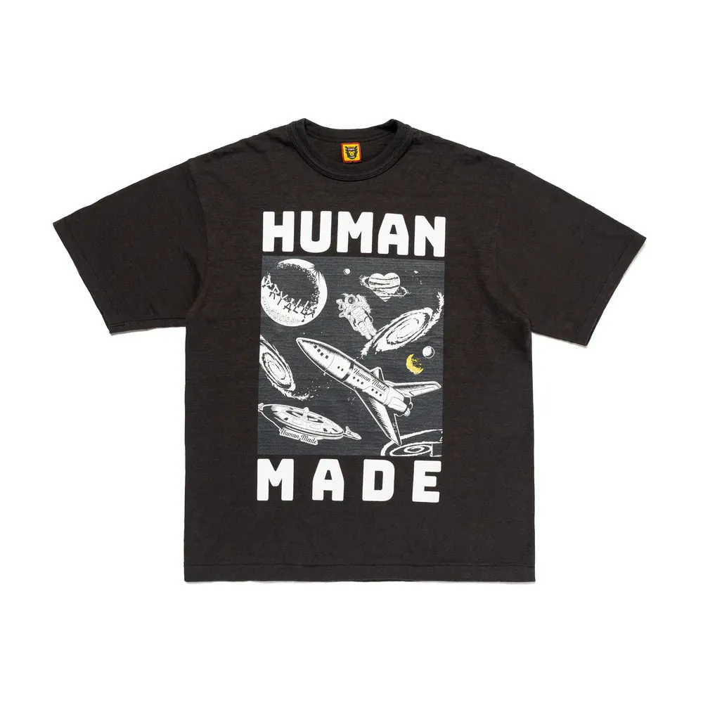 Collaboration Logo HUMAN MADE Street Style Unisex T-Shirts