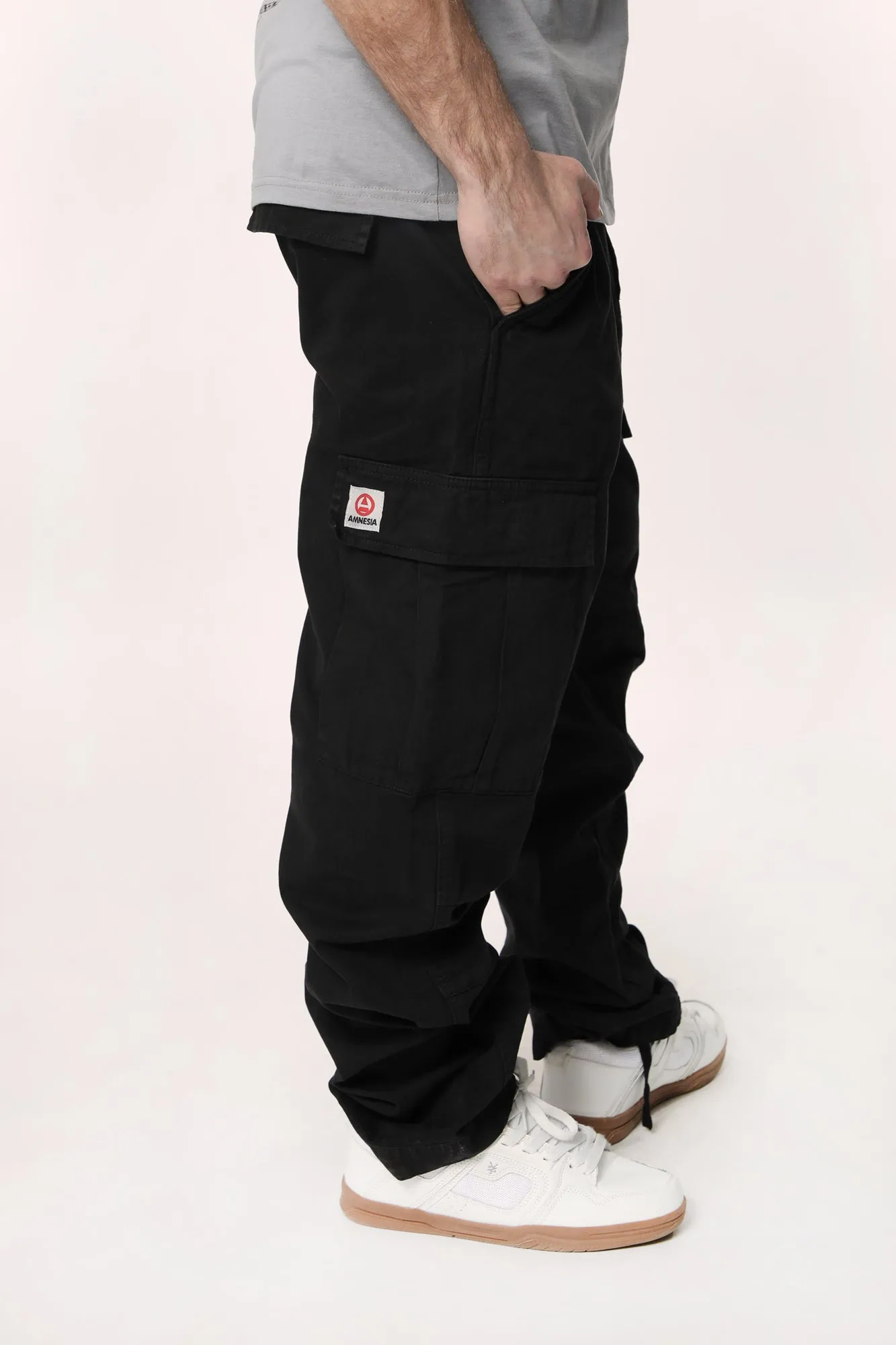 MENS AMNESIA COTTON CARGO PANTS