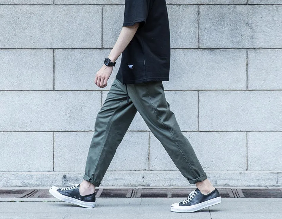 Cotton Twill Tapered Chinos