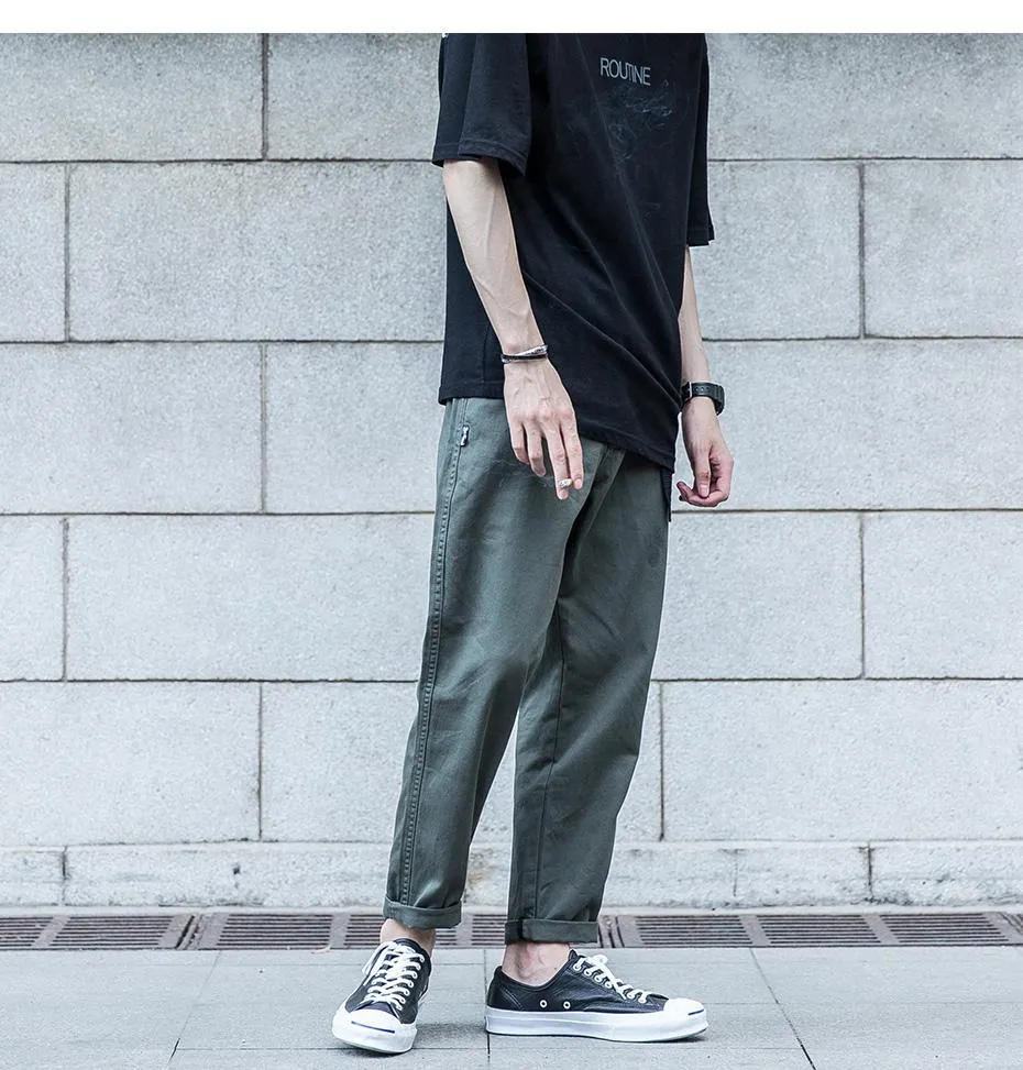 Cotton Twill Tapered Chinos