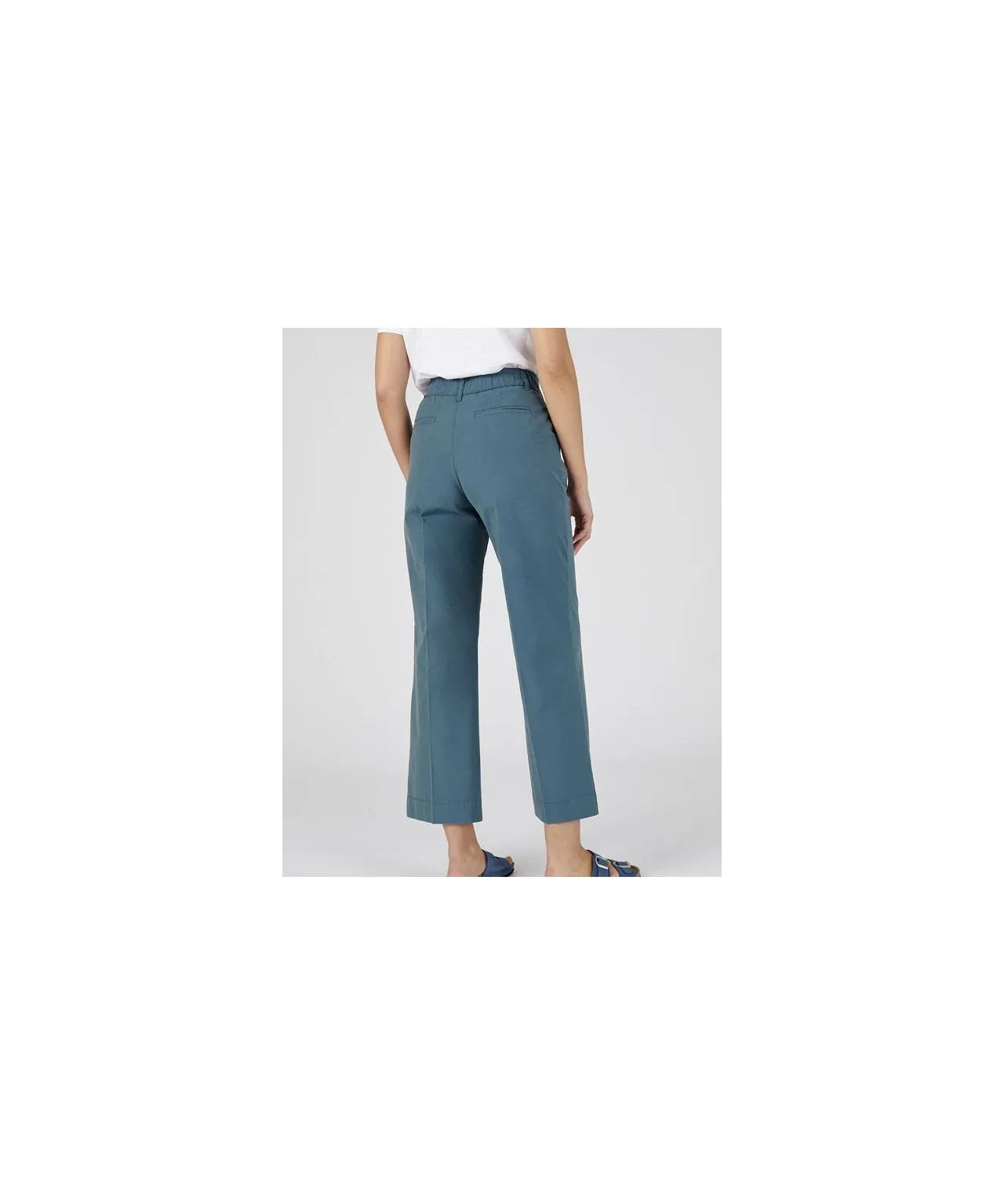 Wide-leg Crop Trousers