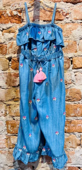 Cynthia Flowered Overalls