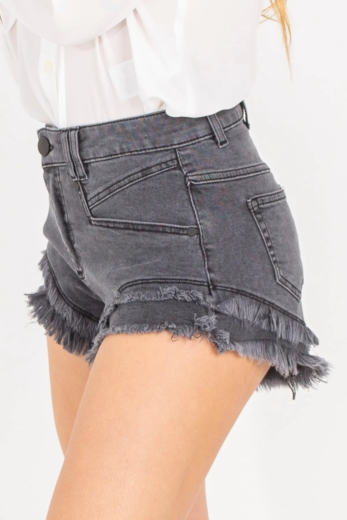 Dark Denim Shorts