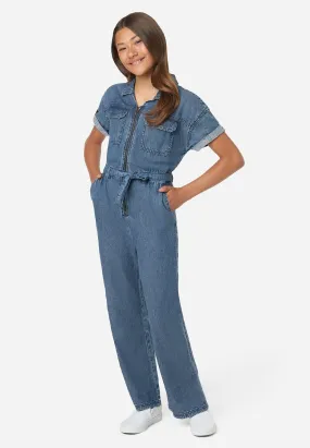 Denim Jumpsuit with a Dreamy Look