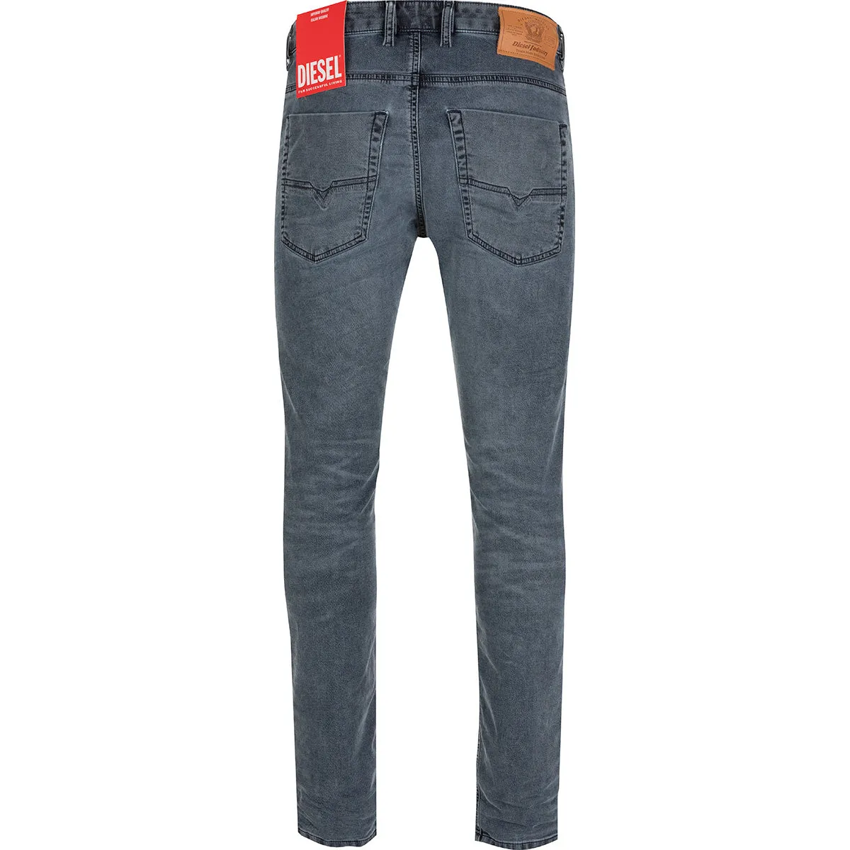 Mid-Rise Tapered Jeans