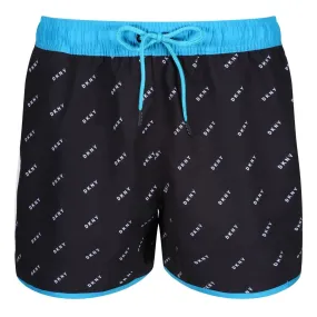 DKNY Azores Black Atomic Blue Swim Shorts