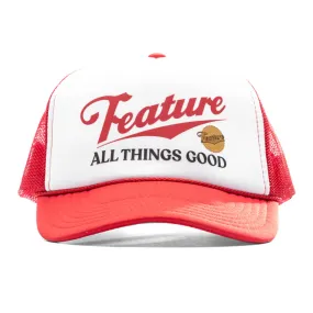 Red and White Trucker Hat