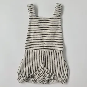 Emile Et Ida Striped Towel Romper 12 Months New