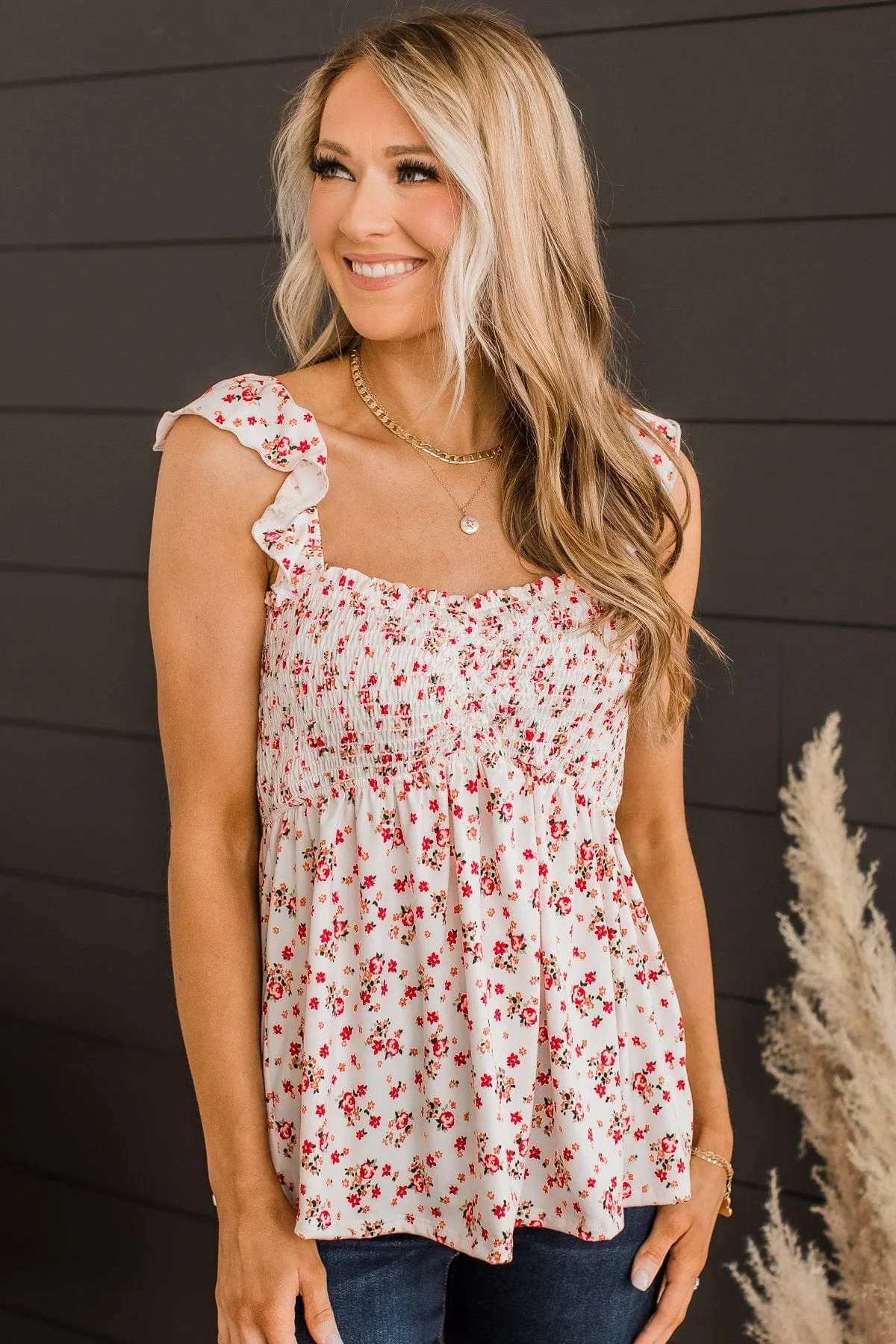 floral-tank-top-ivory-red