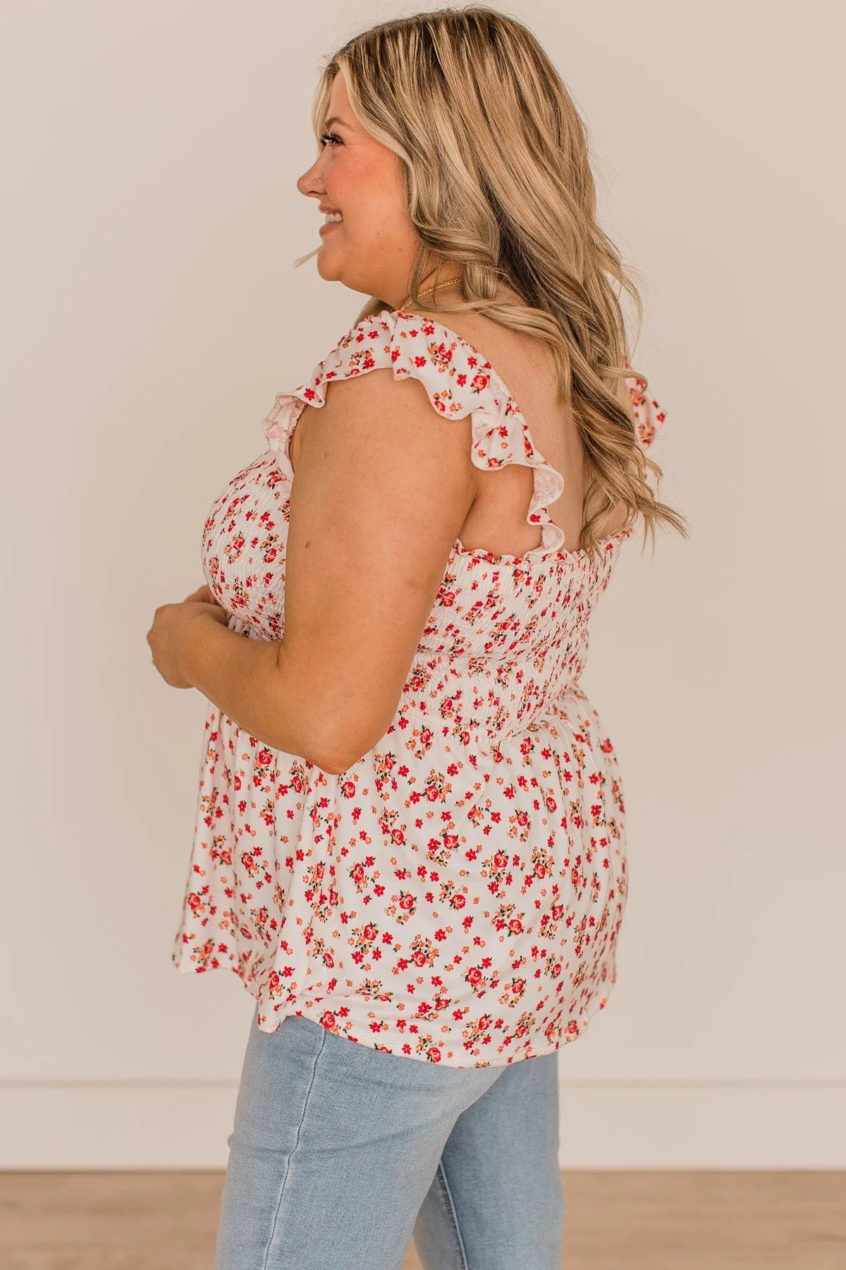 floral-tank-top-ivory-red