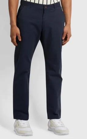 Farah Lawson Stretch True Navy Twill Chinos