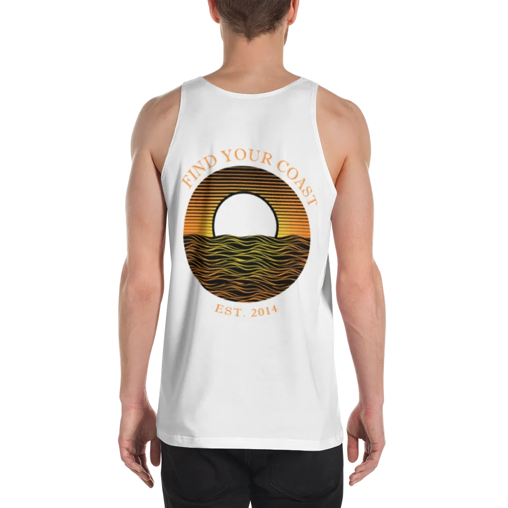 Find Your Coast Sunset Summer Tank Tops