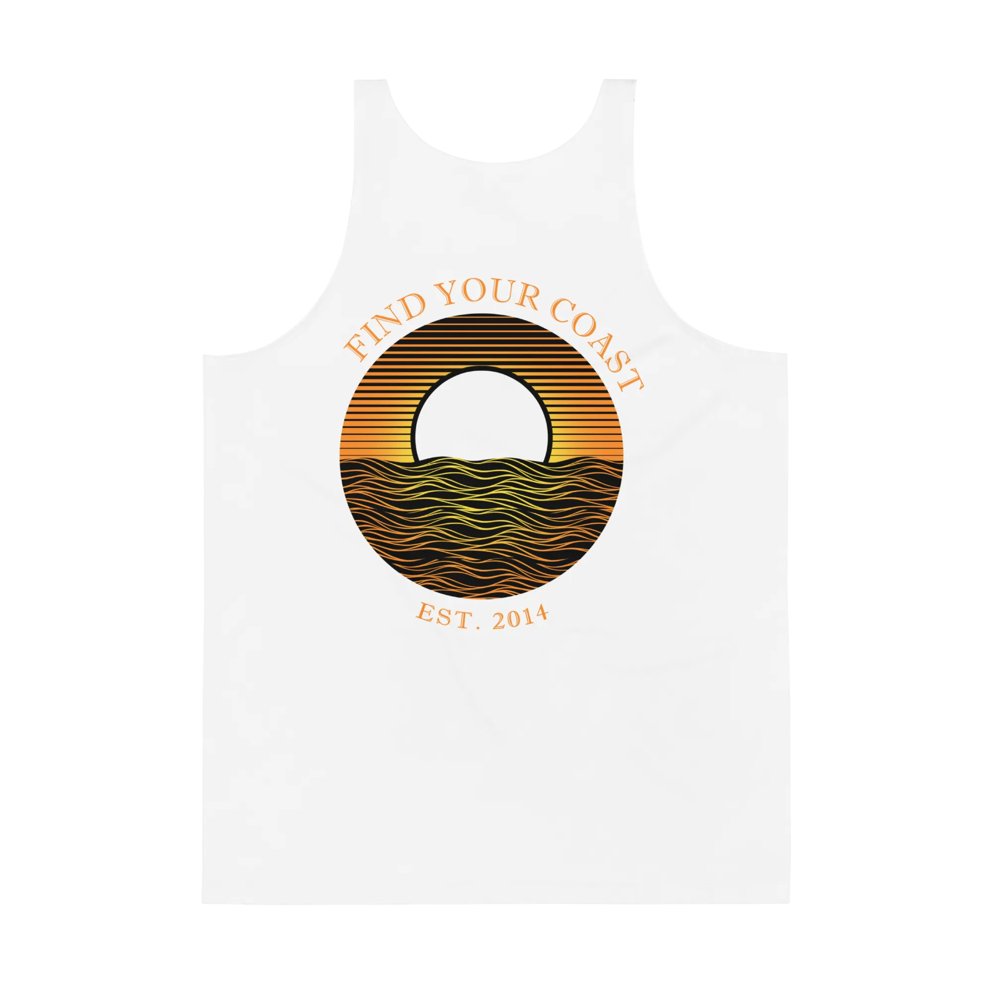 Find Your Coast Sunset Summer Tank Tops