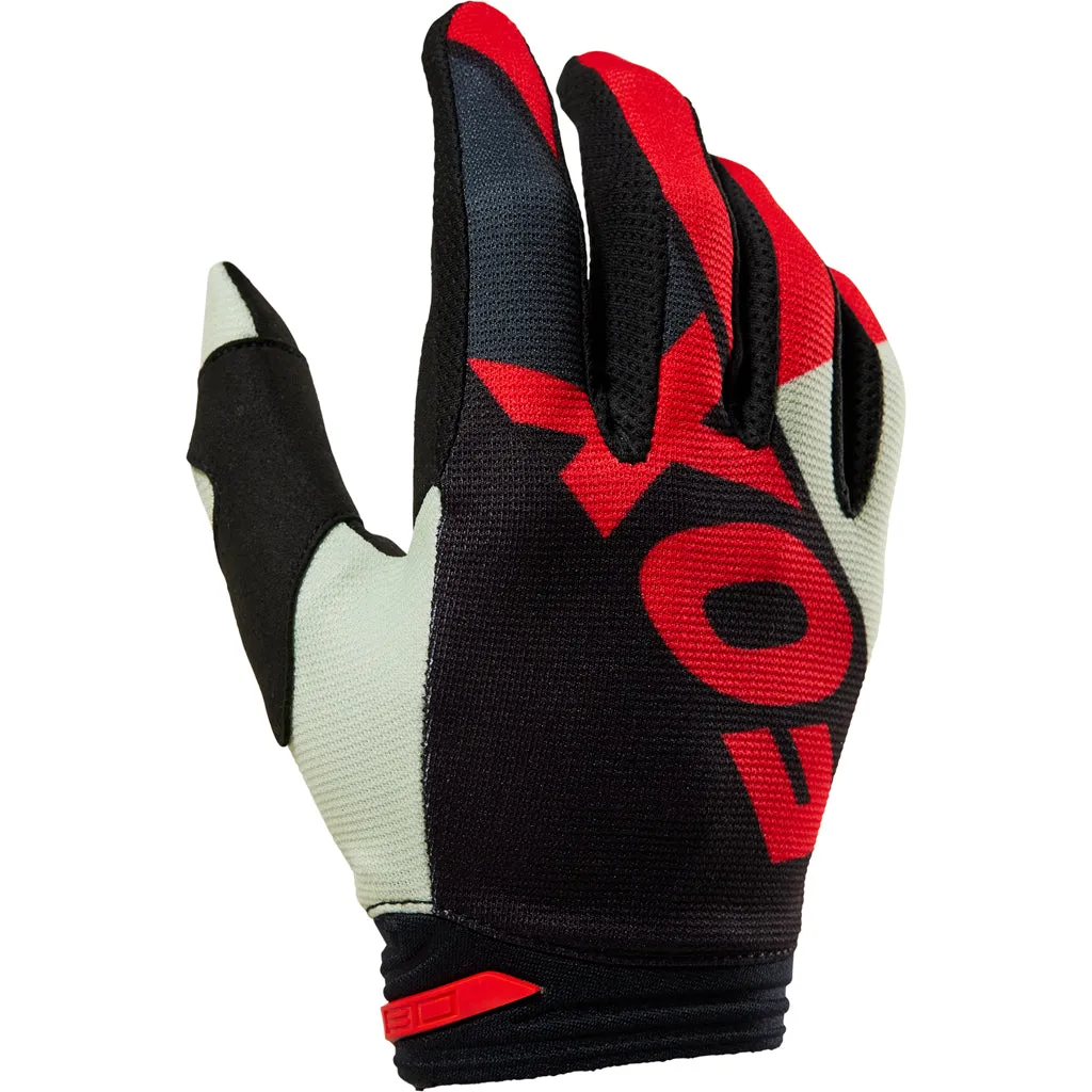 Fox 180 Xpozr Red Gloves for Motorcyclists