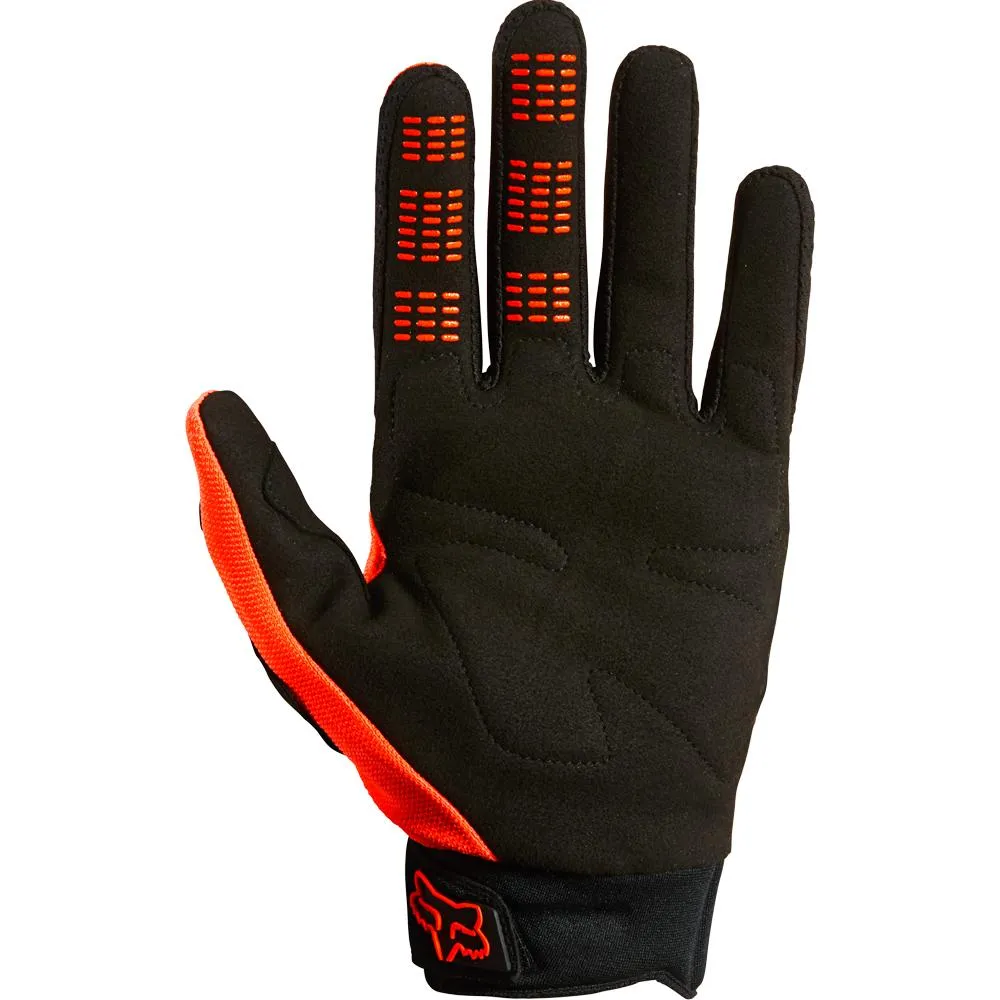 Fox Youth Dirtpaw Orange Gloves for Motocross Riders