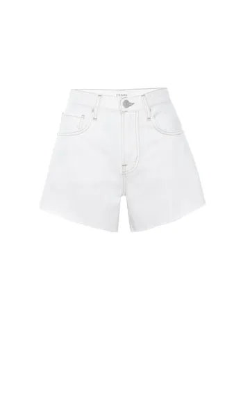 Frame Le Super High Clean Natural Denim Shorts