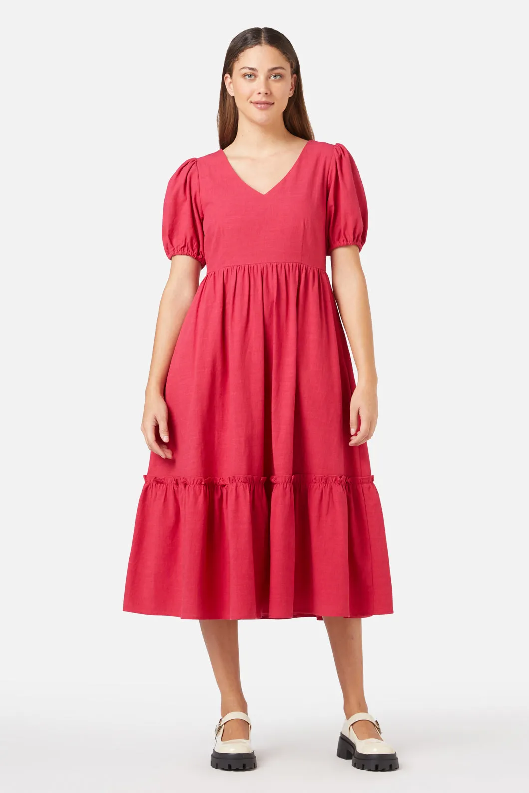 Elegant Francine Midi Dress